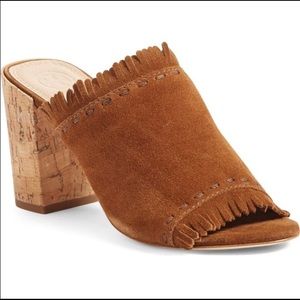 Tory Burch Huntington Fringe Sandals 7.5